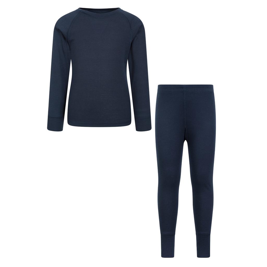 Mountain Warehouse Childrens/Kids Talus Plain Base Layer Set
