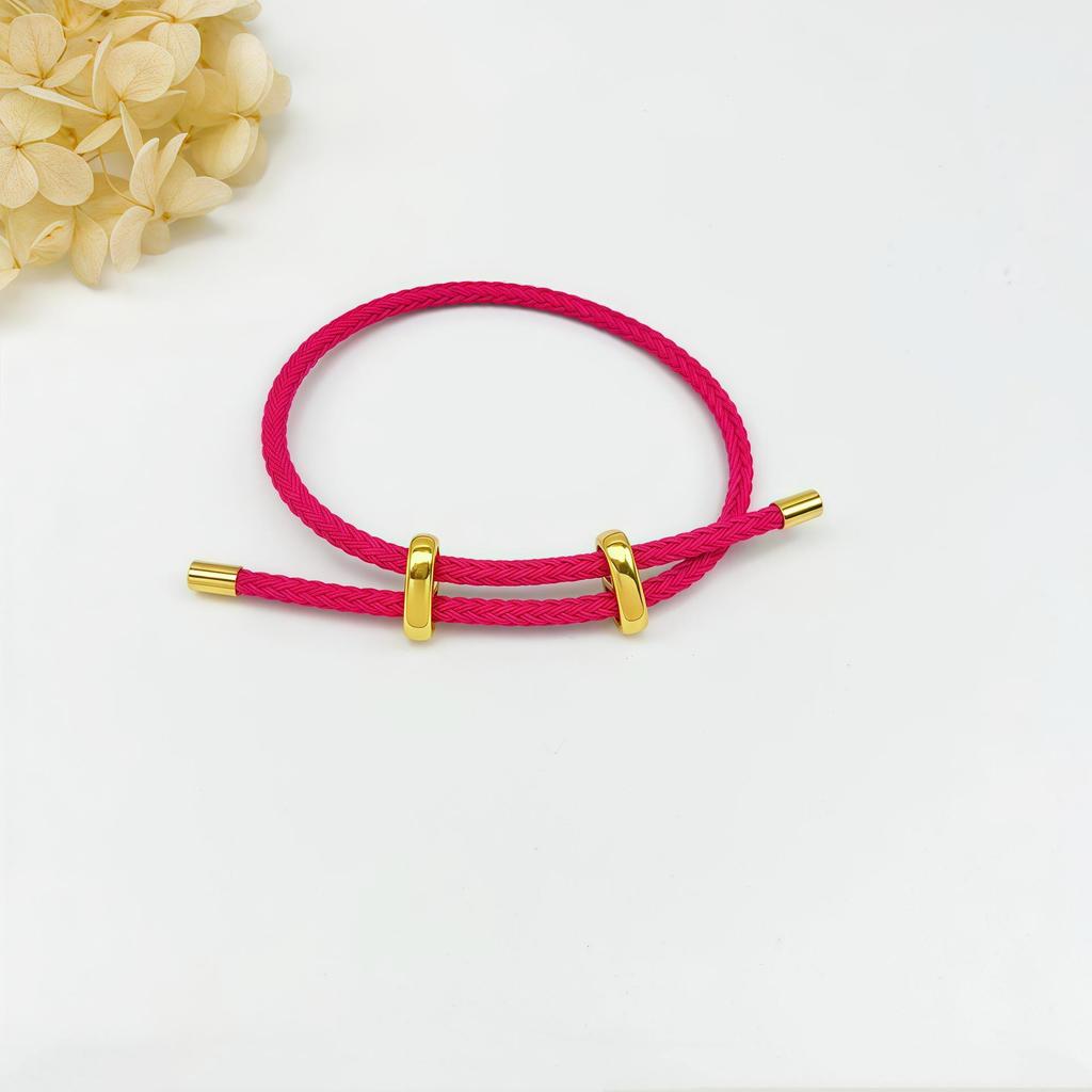 DIY Verstellbares Perlenarmband aus Stahldraht mit 8-Figur-Schnalle