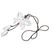 Crystal Flower Pendant Car Hanging Ornament Glass Lucky Accessories Gifts Crafts