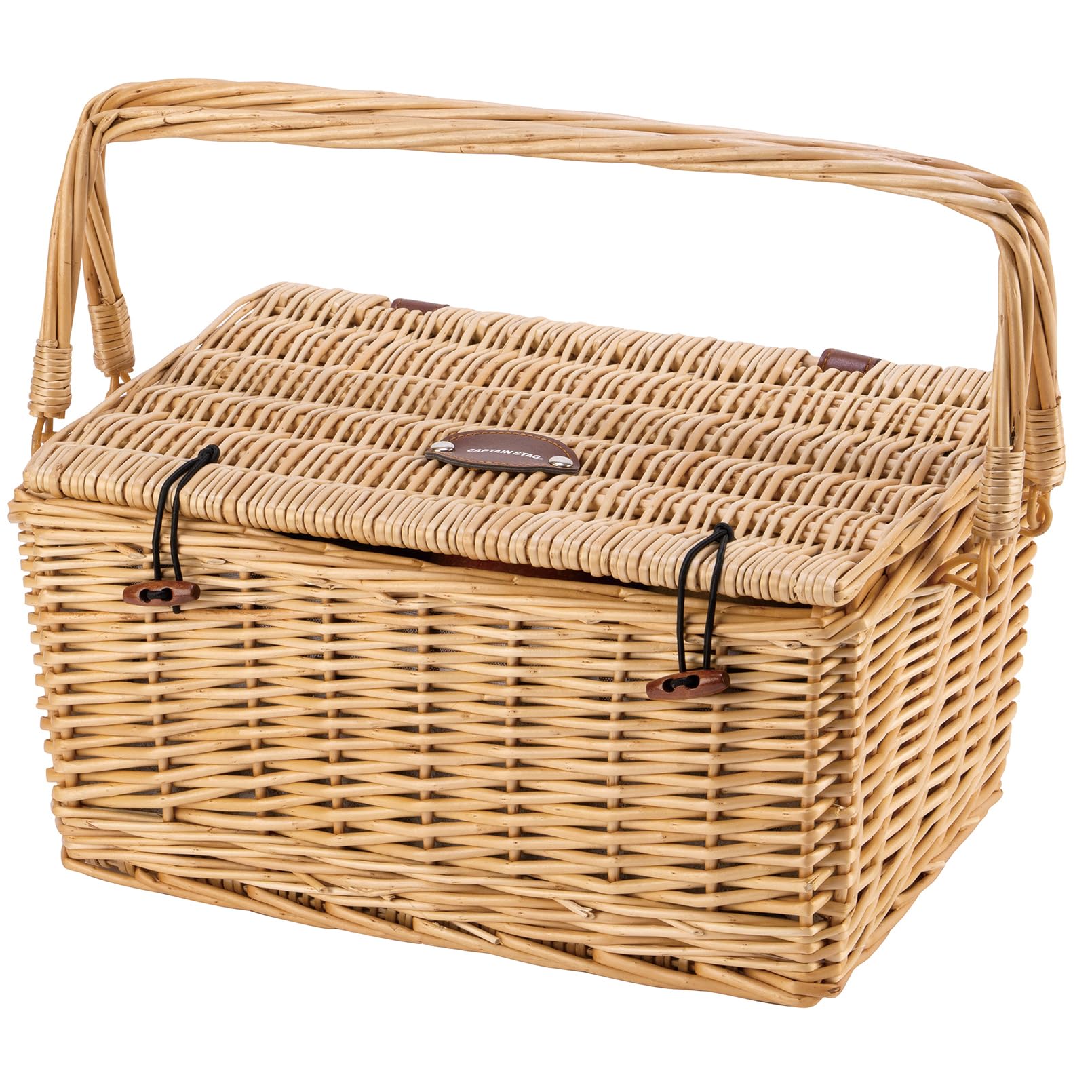 

Captain Stag Outdoor Picnic Camping Basket with Basket, Lid, UT-1028