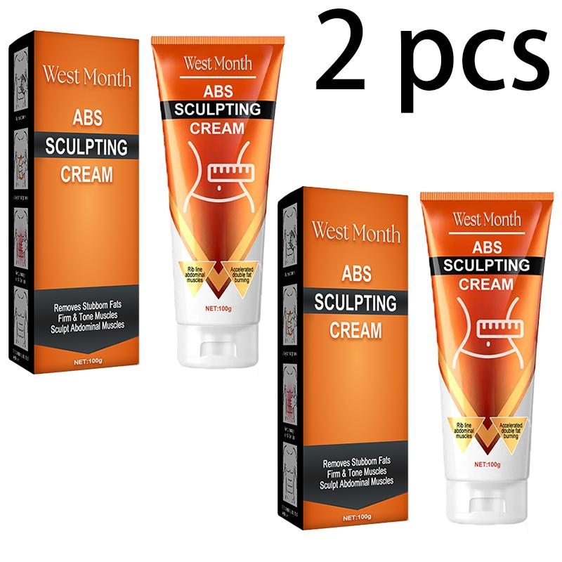 West Month Muscle Care Cream Daily Men's Abdominal Lines Fitness Tightening & Firming Massage Apply Cream