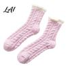 Warm Winter Gift for Women Thickened Plush Socks Women Soft Coral Fleece Slipper with Velvet Towel Bottom Cushioning Thermal Floor Autumn