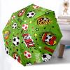 1pc Soccer Goal Automatic Open/Close Umbrella with Windproof, Functional Design, 8-Rib Sturdy Canopy