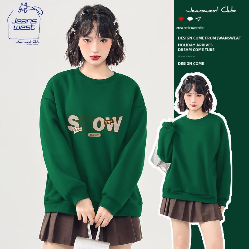 Женский повседневный свитшот с круглым вырезом JEANSWEST CLUB L