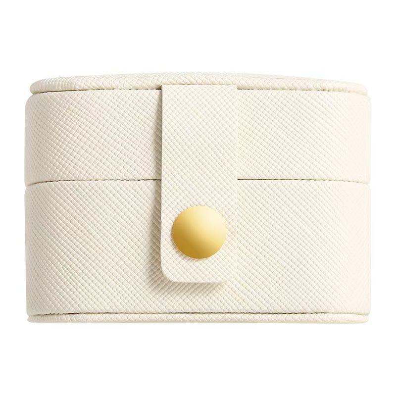 Travel Jewelry Ring Case,Small Jewelry Ring Box,Ring Holder,Mini Travel Jewelry Case Portable Ring Storage Case for Travel