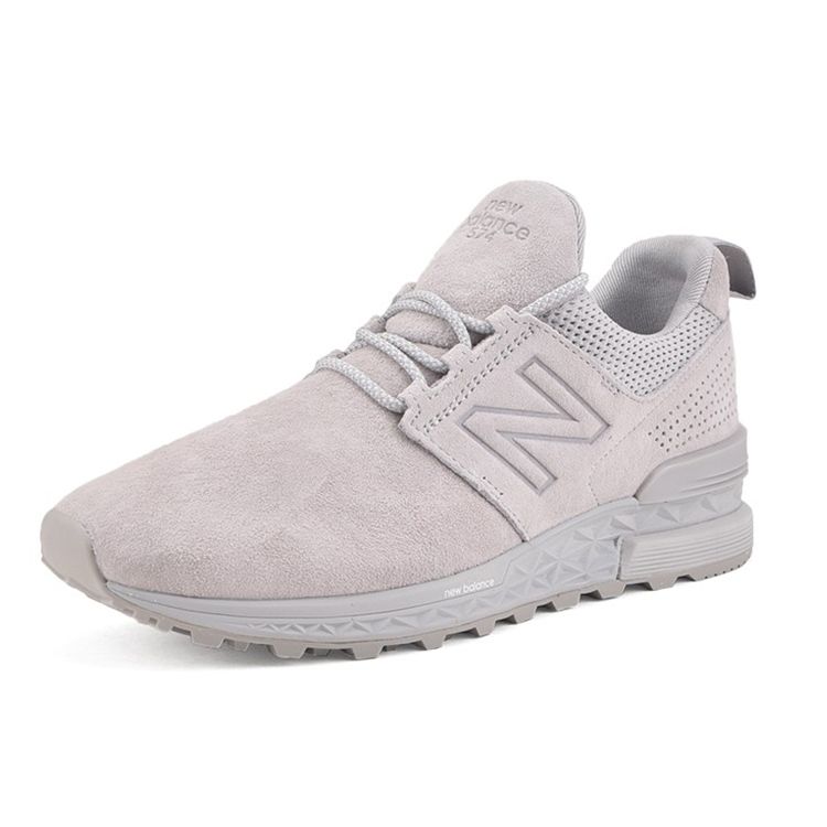 New Balance Nb 574 Sport Low Top Sportliche Freizeitschuhe Unisex Sneaker Wolkengrau MS574DB