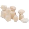 Wooden Colored Stone Building Block Stone Stacking Game Children Educational Toy GiftCombination 5