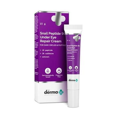 The Derma Co. Snail Peptide 96 Under Eye Repair Cream with Snail Mucin & Peptide Complex For Dark Circles & Puffiness - 15 G