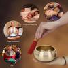The Healing Store® 5" Inches Singing Bowl Tibetan Buddhist Prayer Instrument With Striker Stick