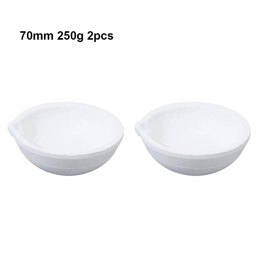 1/4pcs 100g-5000g High Temperature Quartz Silica Smelting Crucible Smelting Casting Refined Golden Silver Jewelry Casting Tools