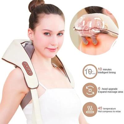 8D Pescoço e Ombro Massageador Compressa de Ar Elétrica Amassar Massageador de Costas Multifuncional Massageando Múltiplas Partes do Corpo