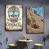 CORONA EXTRA Metal Tin Sign Vintage Beer Poster Decorative Plaques Retro Pub Bar Decor Plate Skull Metal Sign Wall Stickers
