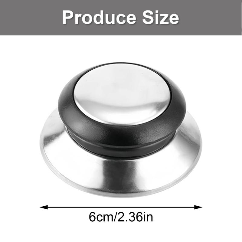 2pcs Multipurpose Lid Knobs Convenient for Cookware Easy To Replace and Heat Resistant Designs Stainless Steel