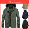 Waterproof Hooded Mens Winter Warm Jacket Breathable Outwear Snow Overcoat Rain