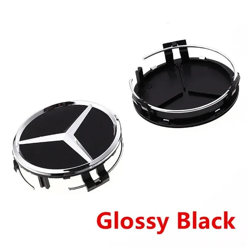 4Pcs 75Mm Car Wheel Hub Center Cover Modification Accessories For Mercedes Benz W124 W140 W163 W202 W203 W204 W208 W220 W210 W21