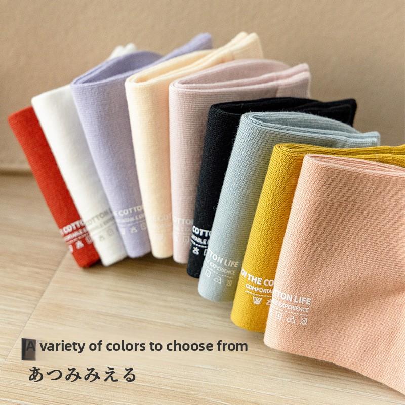 5 Pairs of Female Spring and Summer Thin Cotton Deodorant Sweat Shallow Mouth Socks