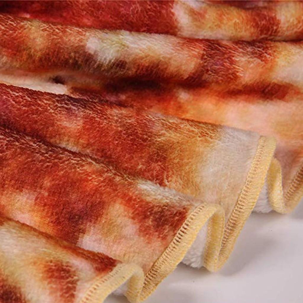 Comfort Food Pizza Wrap Blanket Perfectly Round Hamburger Throw Christmas Gift