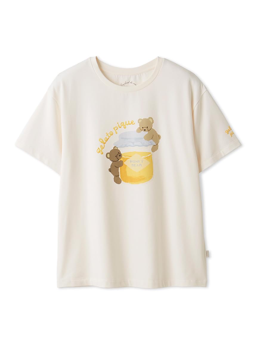 

Gelato Pique Honey Bear Print PWCT254331 OWHT Free Size T-Shirt Women s