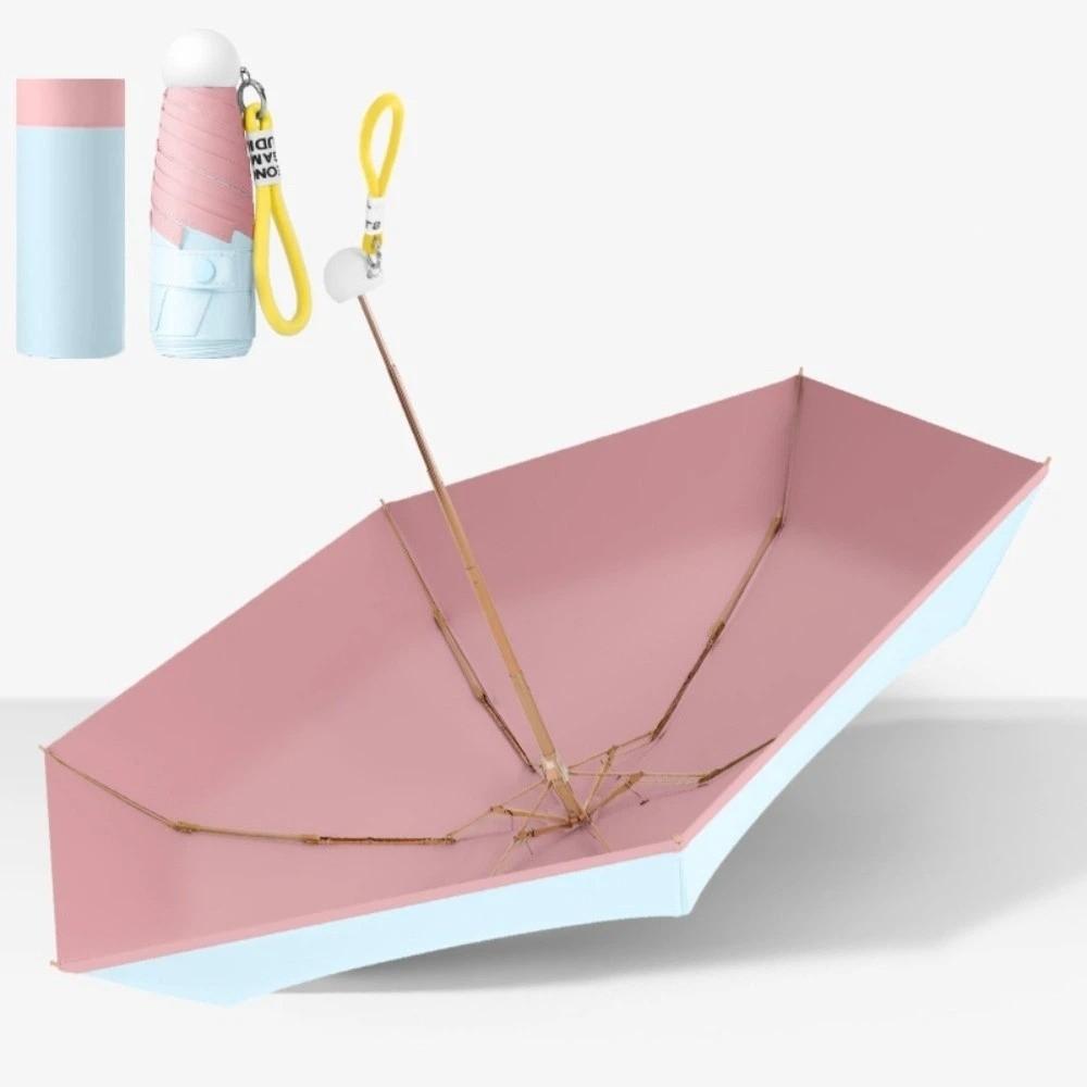 Ultraviolet Protection Pocket Parasol Folding Sun Shade Umbrella Portable Sun Umbrella  Outdoor