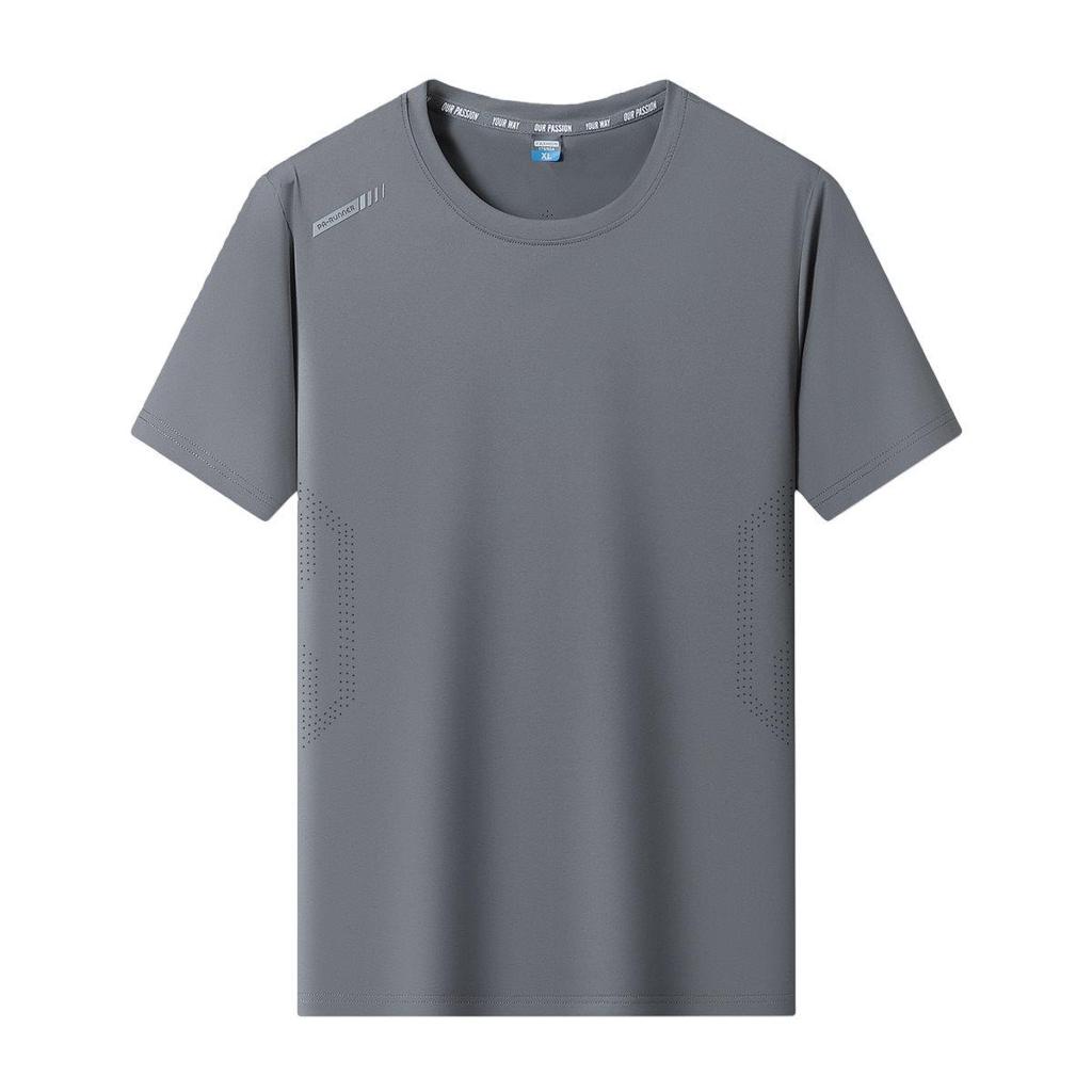 Men's Summer Quick-Dry Breathable Ice Silk Sports T-Shirt