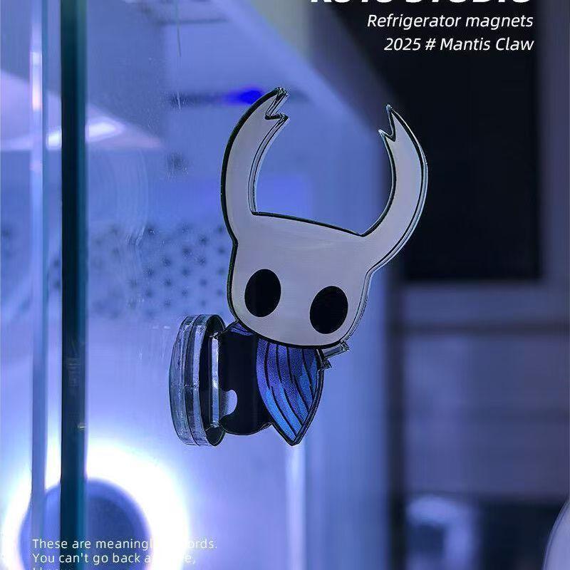 2pcs/Set Hollow Knight 2 Hornet Figure Toy Fridge Magnet Desktop Decoration Model Ornaments Toys Boys Girls Christmas Gifts