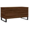 Vidaxl Coffee Table, Brown Oak, 90X44.5X45 Cm