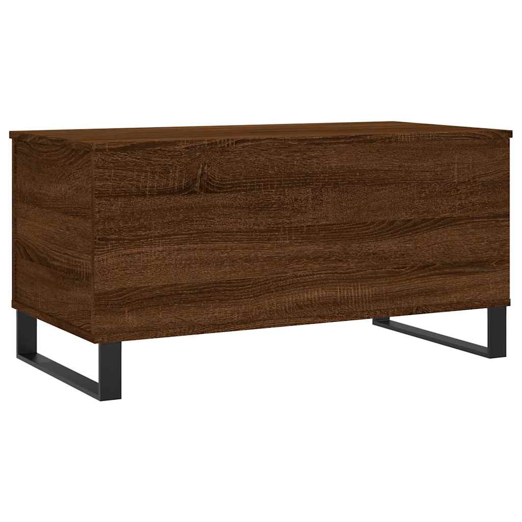 Vidaxl Coffee Table, Brown Oak, 90X44.5X45 Cm