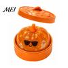 Relaxation Fidget Toy Halloween Dumpling Stress Relief Toy, Cartoon Steamed Bun Squeeze with Steamer, Sensory Ball Party Favors Portable Reliever