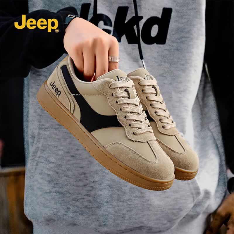 JEEP Men s Retro Skate Casual Shoes 40 хаки