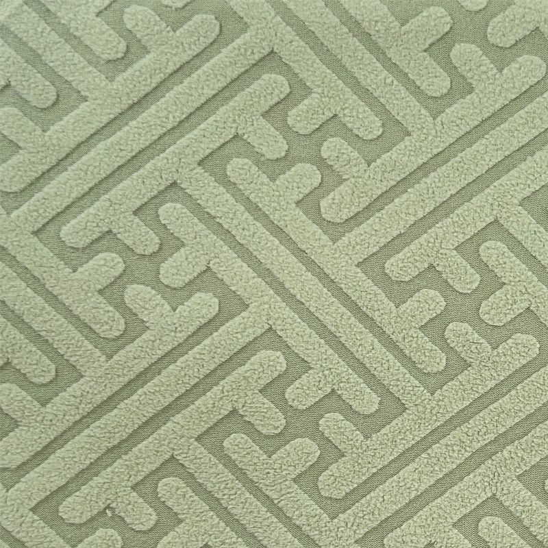 1.7m Wide Jacquard Stretch Knit Fleece Fabric for Chair Covers, Sofa Covers, and Cushion Covers, DIY Crafts