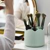 Dust-proof Rotatable Makeup Brush Box Detachable Desktop Makeup Organizer  Jewelry Container