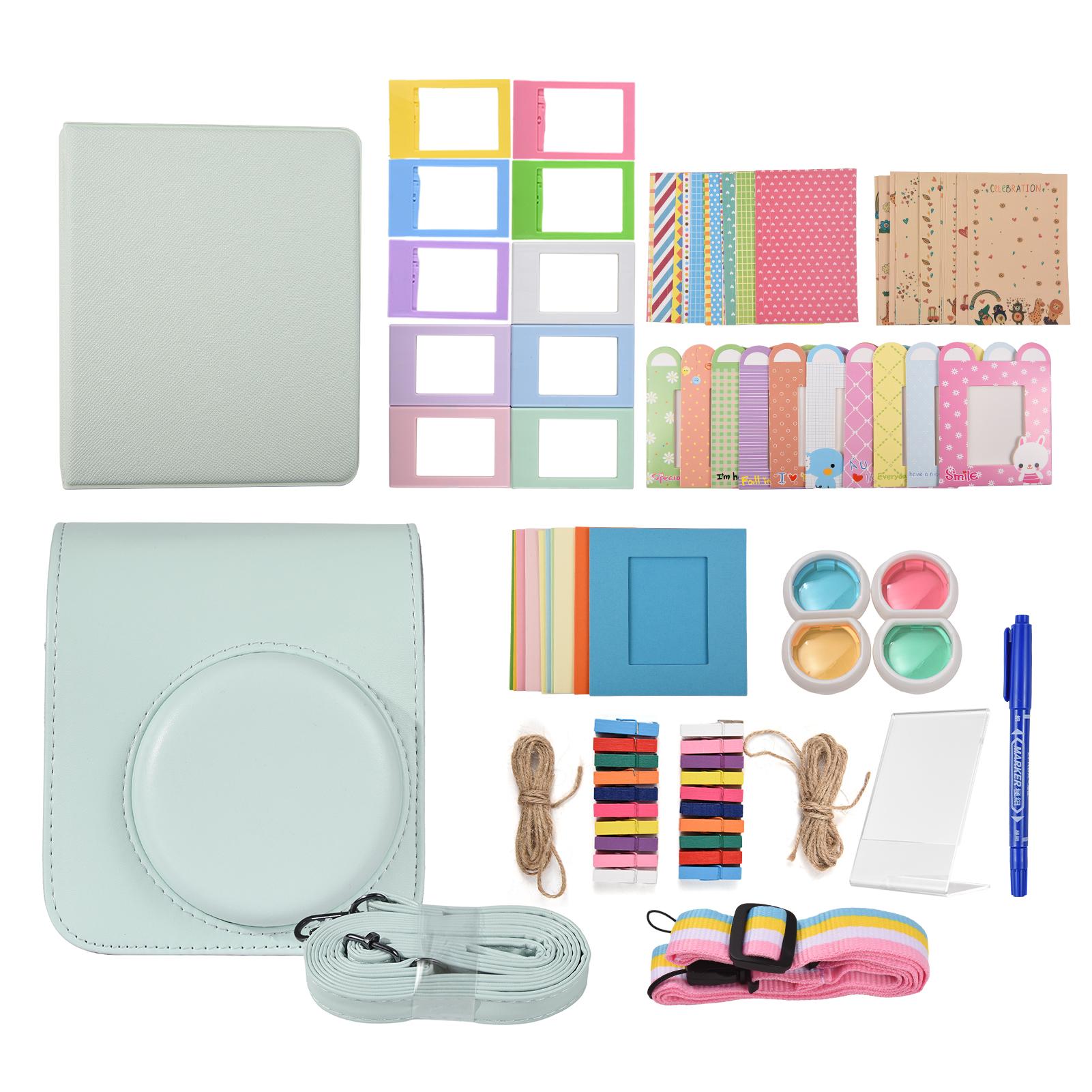 

Набір аксесуарів для миттєвої камери, заміна комплекту для Fujifilm instax mini 12 з камерою зелений