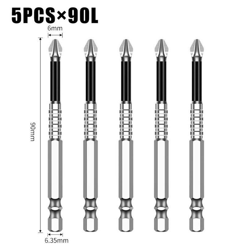 K5 Anti-slip Impact Strong Magnetic Head Screwdriver Head Drill High Hardness Cross Head High Torque Alloy Head Drill Bit