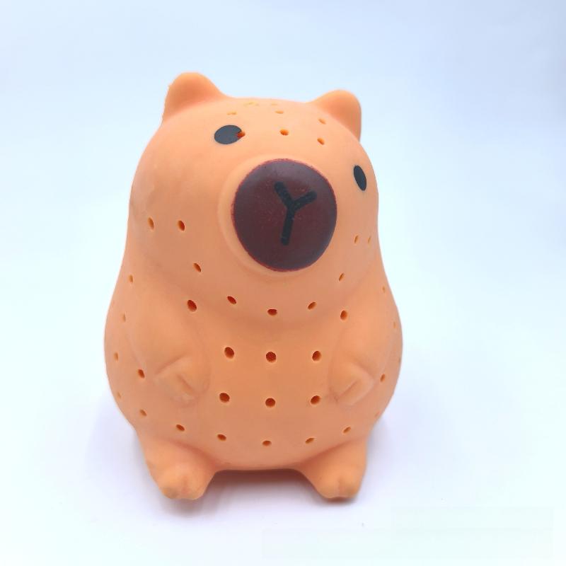 Baby Badespielzeug Schwamm Wasserabsorbierendes Capybara Quetschspielzeug Stressabbau Spielzeug Sommer Schwimmspiel Wasserspielzeug Für Kinder Badespielzeug