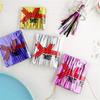 800pcs/lot 6cm Candy Bag Steel Baking Packaging Ligation Lollipop Dessert Sealing Wire Metallic Twist Tie