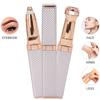 2 In1 Women's Electric Eyebrow Trimmer Rechargeable Lip Hair Shaver Facial Hair Removal Device
