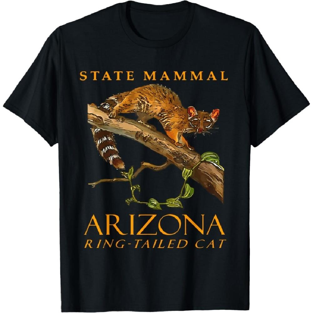 

Arizona Territory Mammal The Ring-Tailed Cat Men Women Kids T-Shirt S