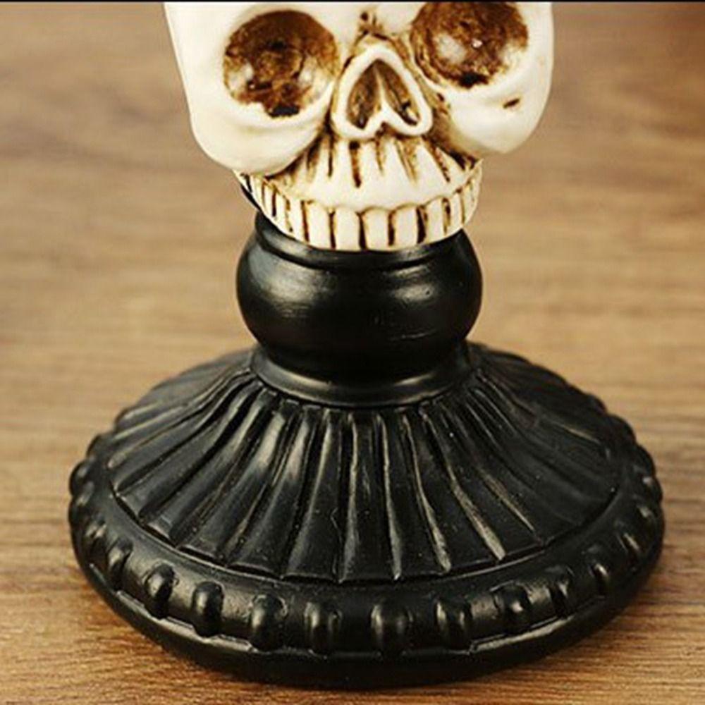 Scary Crow Candle Tray Resin Craft Resin Desktop Ornaments  Halloween Decor