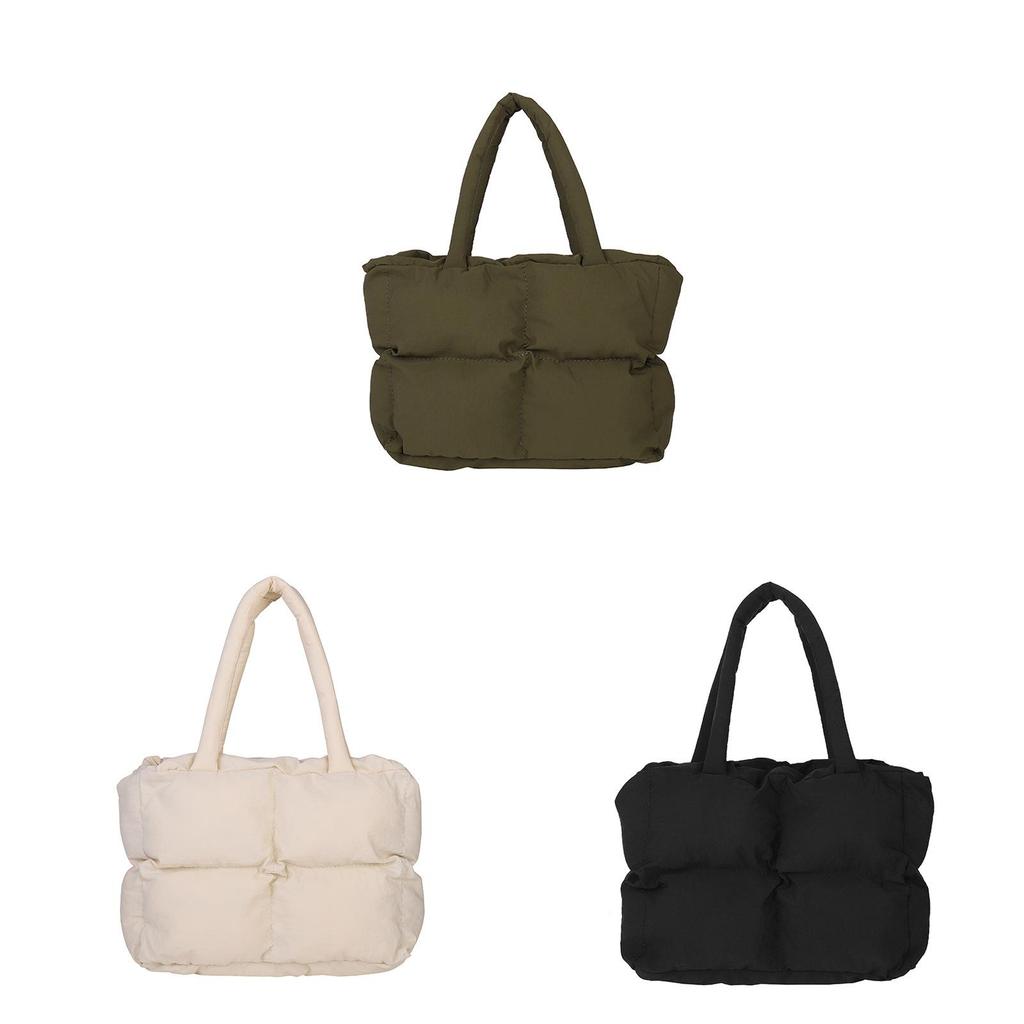 Nylon Large Capacity Tote Bag For Women With Simple Design For Daily Use