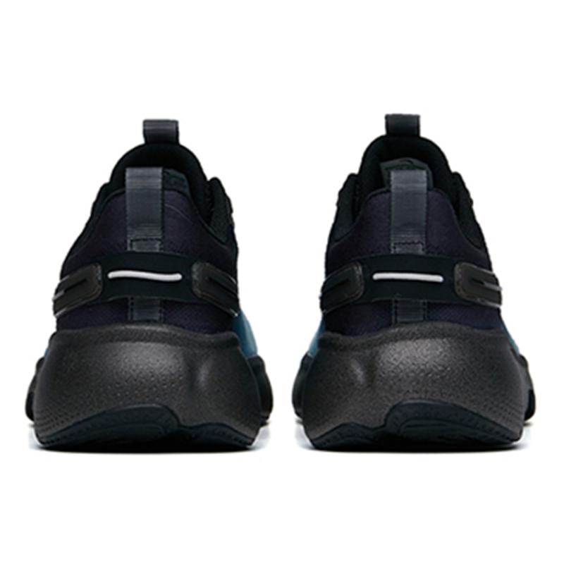 Anta Cushioning Anti-Slip Wear-Resistant Breathability Low-Top Running Shoes Men's Blue Black Sneakers 112225520-8
