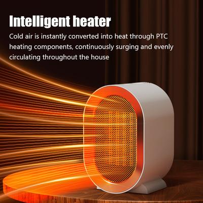 Tragbarer elektrischer Heizlüfter 1200W für Zuhause, Schreibtisch, Büro, Wohnzimmer, Schlafzimmer, PTC-Keramik, schnelle Heizung, Winter-Luftgebläse, Wärmer
