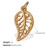 SH77 Custom Stainless Steel Charm Classic Jewelry Pepper Daisy Strawberry Clover Zircon Pendant 18K Gold PVD Charms