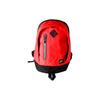 Zipper Minimalist Solid Color Splicing Large Capacity Classic Logo Polyester Backpack Unisex Backpack Red BA4735-618