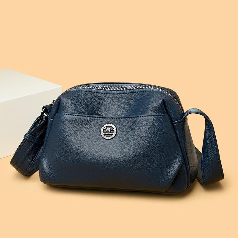 New Bag Women's Fashion Lychee Pattern Shoulder Bag Versatile Messenger Small Square Bag