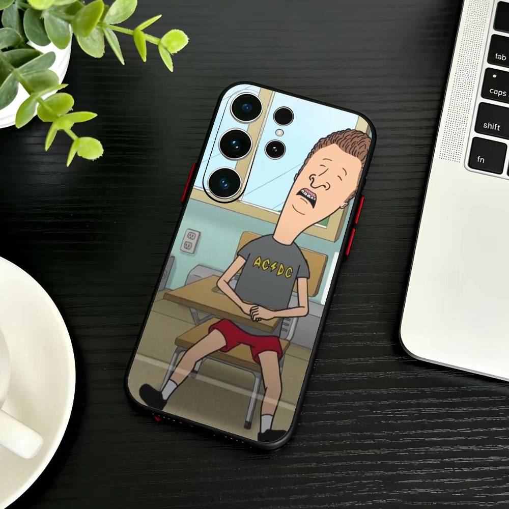 

Cartoon B-Beavis And Butt-Head Phone Case For Samsung S26,S25,S24,S23,S22,S21,S20,Plus,Fe,Lite,Others Black Cover Samsung S21Ultra