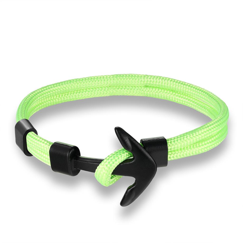 European and American Trends, Boat Anchors, Men's Aircraft Bracelets, Polyester Rope Jewelry
