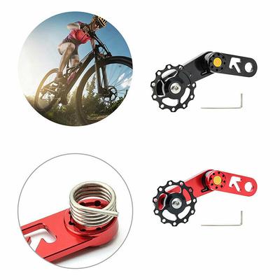 Tendeur de chaîne pour vélo pliant monovitesse Guide-chaîne monovitesse pour vélo Conversion Crimp Attrape-chaîne Anti-déraillement