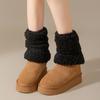 New Coral Velvet Plush Fluffy Boots Cover Warm Y2K Hosiery Thickened Leggings Leg Warmer Gift