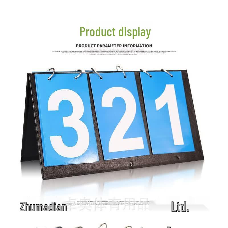 TLXT 3-Digit Digital Sports Scoreboard with Countdown синий