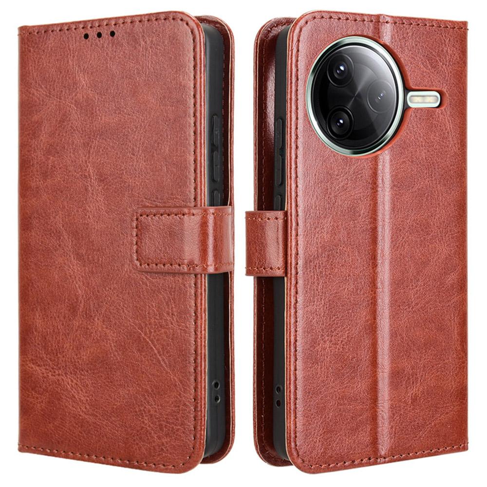 For Xiaomi Redmi K80 5G/K80 Pro 5G/Poco F7 Pro 5G/Poco F7 Ultra 5G Case Crazy Horse Texture PU Leather Phone Wallet Cover